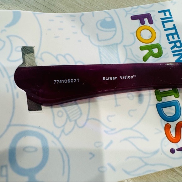 ICU Eyewear Kids Screen Vision Blue Light Filtering Large Oval Glasses Purple - Picture 6 of 15